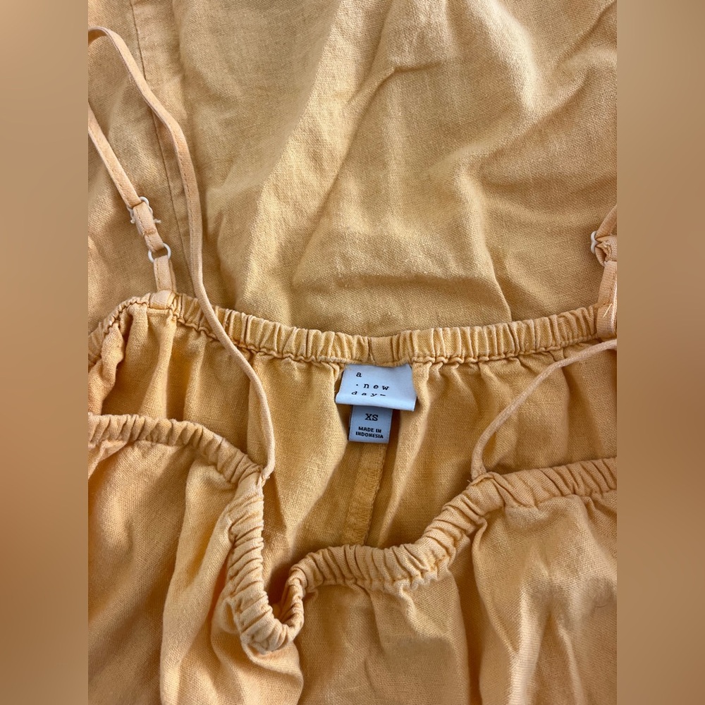 A New Day Orange Spaghetti Strap Top